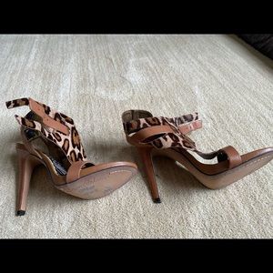 Sam Edelman leather Sandals with Leopard Pattern